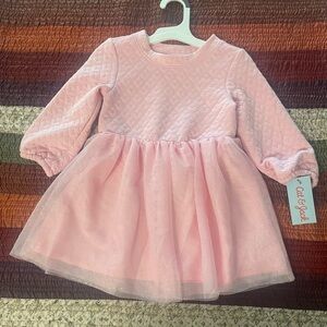 Cat & Jack Pink Quilted Formal Dress